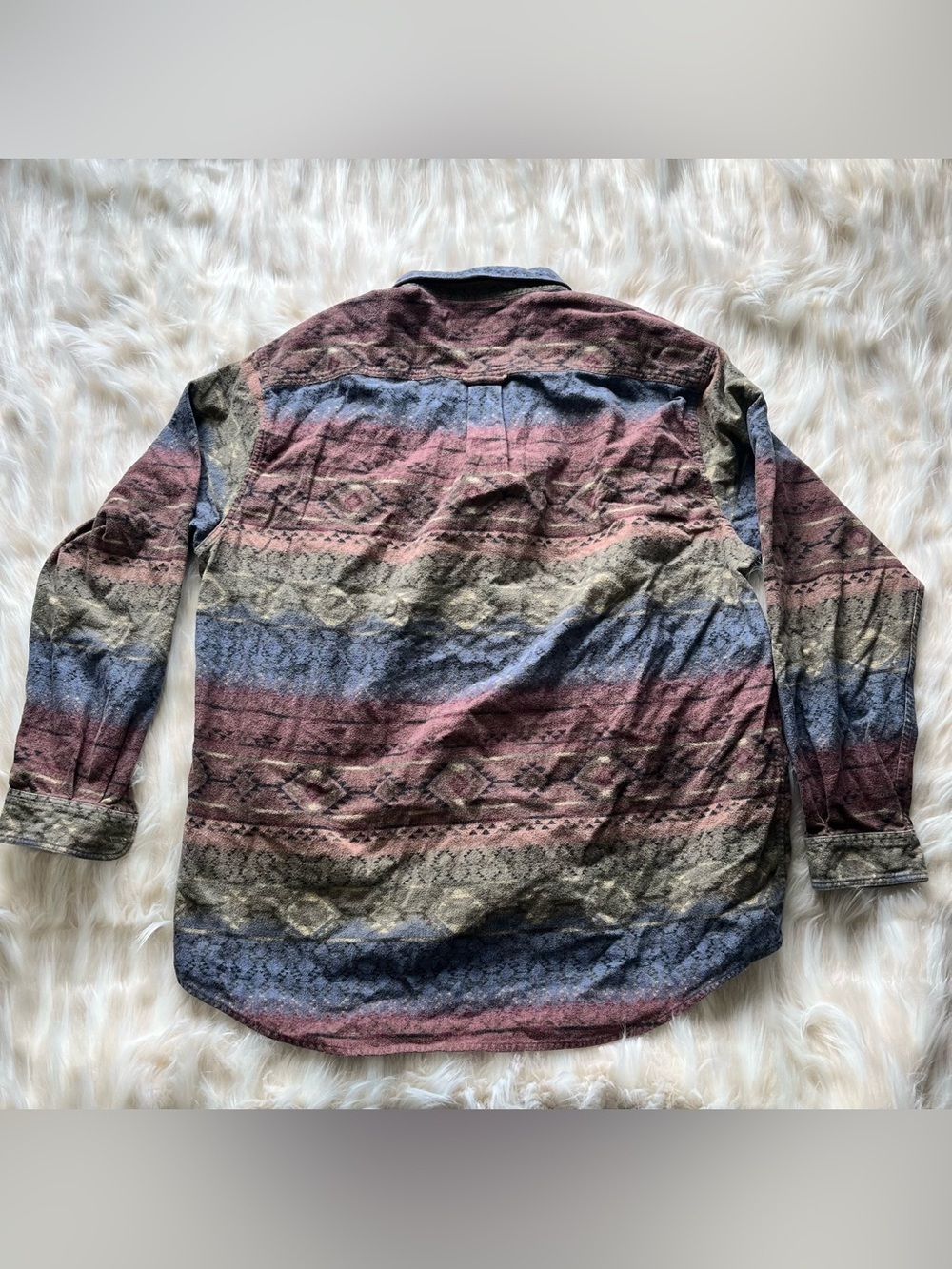 Cabelas Western Flannel Men's XL Southwestern Pattern - Picture 2 of 5